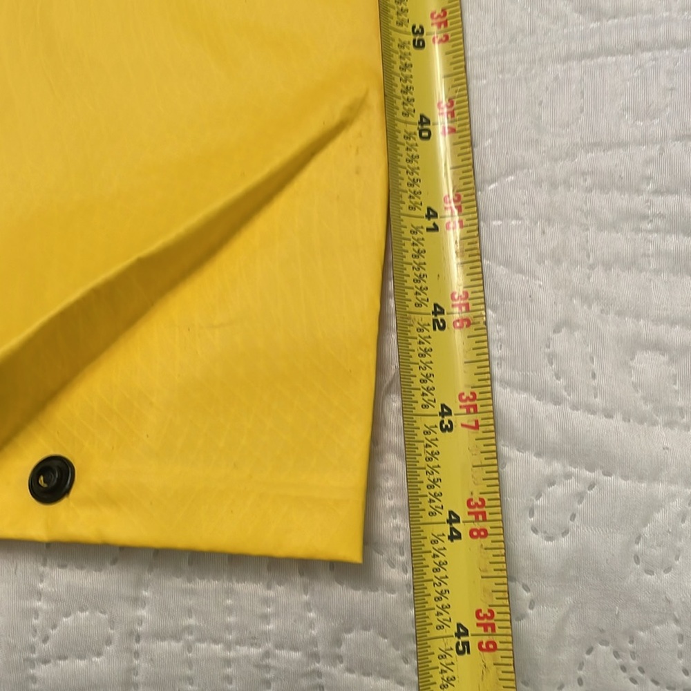 ✔️NEW River City Yellow RainWear XXL Bib Overalls Waterproof NEVER USED - Picture 9 of 12